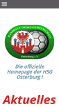 Mobile Screenshot of hsg-osterburg.com